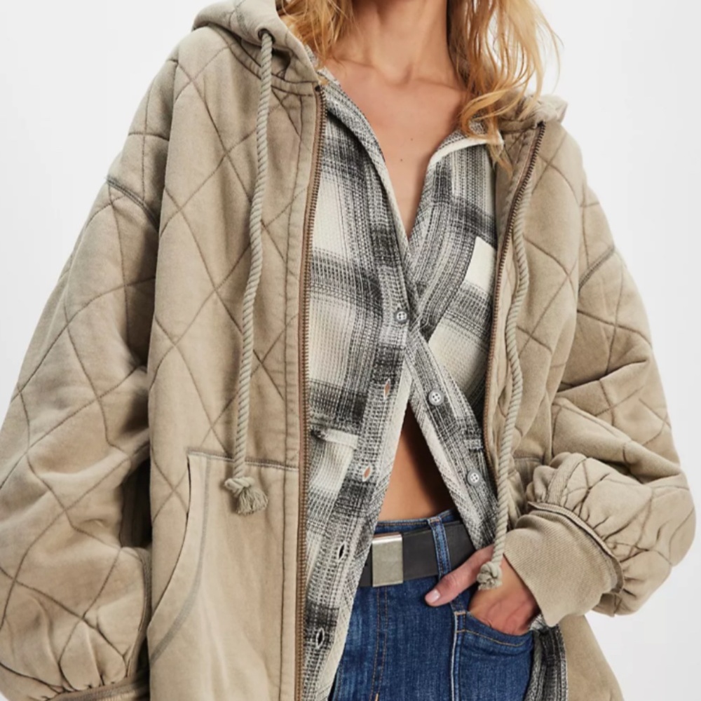 We The Free Quilted Cardigan (Size XS (Oversized))